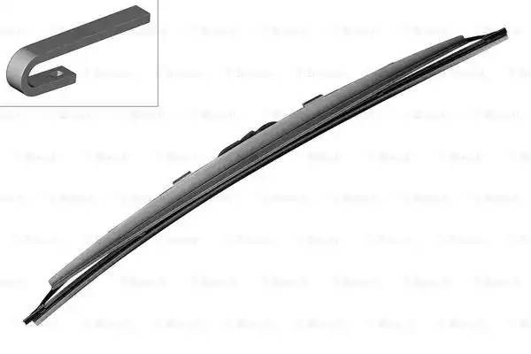 Щетка стеклоочистителя каркасная Twin spoiler 600мм крепление Hook 3 397 004 592 BOSCH