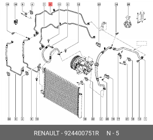 RENAULT KAPTUR (2016>) 924400751R RENAULT