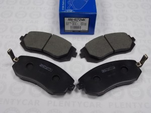 Колодки тормозные дисковые передние  Impreza, Forester, Legacy AN-672WK AN672WK AKEBONO