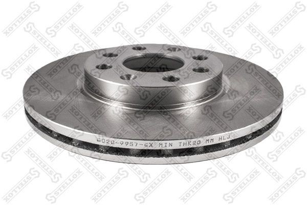 Диск тормозной OPEL Corsa D (06-) передний (1шт.) STELLOX 6020-9957-SX STELLOX