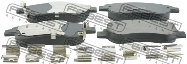 Колодки передние HONDA CR-V RE3/RE4 2007-2012 0301-REF 0301-REF FEBEST