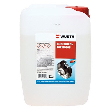 Очиститель тормозов 20л WURTH 0890108731 WURTH