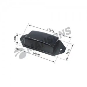 Подушка рессоры F90,L/F2000,TGM (N48),TGA/TGS/TGX 400.618 MANSONS