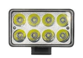 Фара светодиод. прямоугольная, 8LED, направленный свет, 24Вт, 151x90x52мм, 12/24 ALED124 AIRLINE