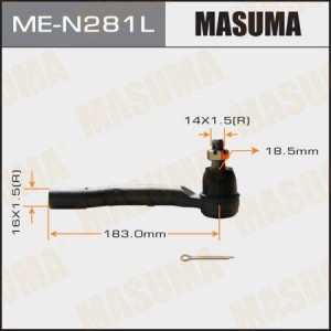 наконечник рулевой !наружный левый\ Nissan Pathfinder 05> ME-N281L MASUMA