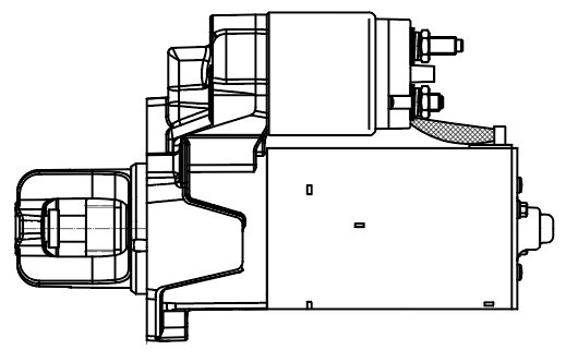 Стартер для а/м Mercedes-Benz GLK X204 (08-)/E W212 (09-) 3.5i 1,7кВт (LSt 1520) LST1520 START VOLT