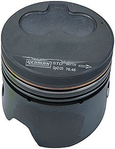 Поршень ДВС без колец Audi. VW 1.6TD/2.4TD 76.5 1.75x2x3 +1.00 85 1101301100 1101301100 YENMAK