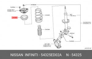 ПОДШИПНИК ОПОРНЫЙ СТОЙКИ ПЕР 54325ED02A NISSAN