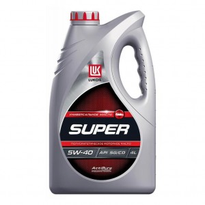 Масло моторное LUKOIL Супер 5W-40 SG/CD полусинтетическое 4 л 19442 LUKOIL
