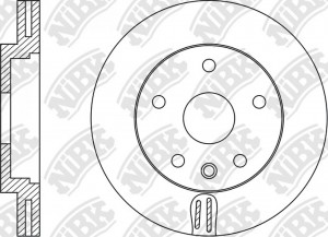 Диск тормозной CHEVROLET CRUZE 2009 RN34001 RN34001 NIBK