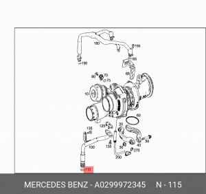 MERCEDES BENZ A 029 997 23 45 MERCEDES BENZ