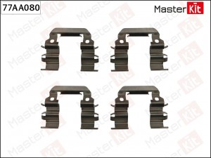 Комплект установочный тормозных колодок  Hyundai i20 (PB, PBT) 2008 - MasterKit  77AA080 MASTER KIT