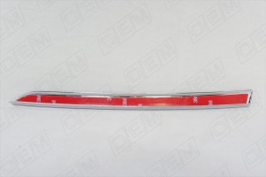 Накладка решетки радиатора правая Renault Logan 2 2014-2018, хромированная OEM3332 OEMPARTS