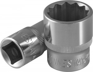 Головка торцевая 12-гранная 1/2"DR 10 мм. S04H4910 JONNESWAY