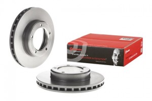 09.9143.11 диск тормозной передний! с покрытием\ Toyota Land Cruiser 100 4.7/4.2 09.9143.11 BREMBO