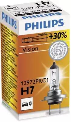 H7 12V 55W +30% VISION PX26d 12972PRC1 PHILIPS