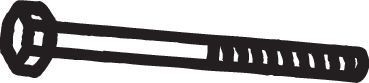 Болт выхлопной системы BOSAL 258-870 BOSAL