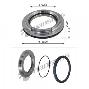 Кольцо ступицы с сальником BPW 300633 MANSONS