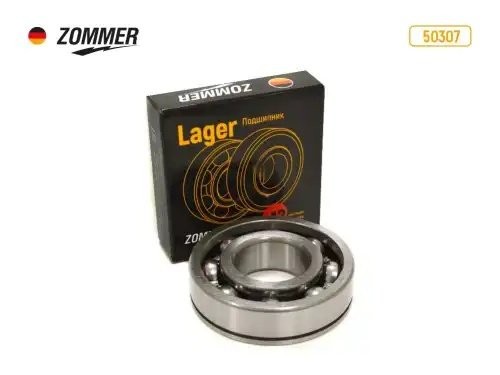 Подшипник КПП для а/м ГАЗ (№50307) (перв.вала) "ZOMMER" 17425 ZOMMER