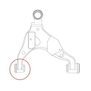 Сайлентблок TOYOTA Land Cruiser 2007 ~ / Sequoia 2007 ~ 2017 / Tundra 2006 ~ 201 GV0572R CTR