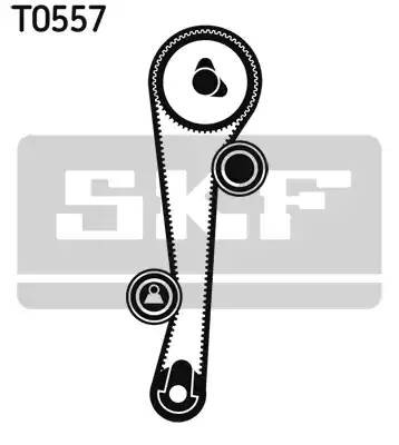 KIA CERATO (2004-2008) 2 РОЛИКА+РЕМЕНЬ VKMA95632 SKF