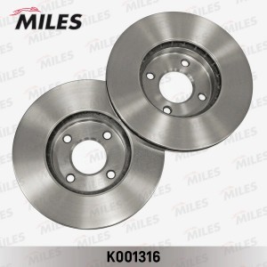 Диск тормозной передний D260мм. NISSAN NOTE 13-/MICRA 10- (TRW DF6430) K001316 K001316 MILES