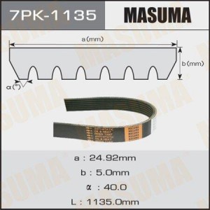 ремень поликлиновой!7PK1135\ Nissan Micra 7PK-1135 MASUMA