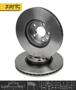диск тормозной передний Z06198 ZENTPARTS