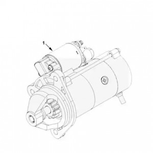 Стартер КАМАЗ Камминз ISLe (24V / 7.5kW, 12 зубьев) (Haffen) 0622 HAFFEN