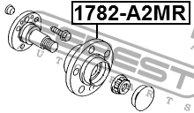 Ступица 1782-A2MR 1782-A2MR FEBEST