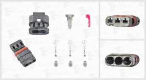 Разъем VW AUDI SEAT SKODA электрический (3-х контактный) TE PARTS 7745827 TE PARTS