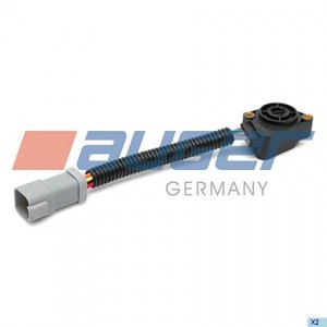 потенциометр педали газа! 5-pin черн. прямоуг. фишка\ VOLVO FH12 80246 AUGER