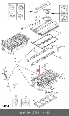 Болт' 90412701 CHEVROLET