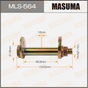 Болт MITSUBISHI сход-развальный комплект с гайкой и шайбой MASUMA MLS-564 MASUMA