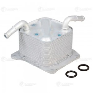 Радиатор масл. для ам Лада Vesta (15-),Nissan Juke (10-), 1.6i CVT [JF015E] (LOc LOC 0101 LUZAR