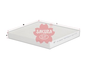 Фильтр салонный  KIA SORENTO 2,2 2015 -  CA28390 Фильтр салонный  KIA SORENTO 2, CA28390 SAKURA