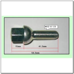 Болт колеса М12х1.5х32 сфера ключ 17мм SSANGYONG Actyon (10-) OE 4173511001 SSANG YONG
