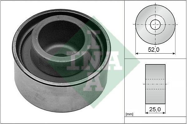 ролик обводной ремня ГРМ! Mazda 323 1.5-1.8 DOHC 86> 532 0068 20 INA