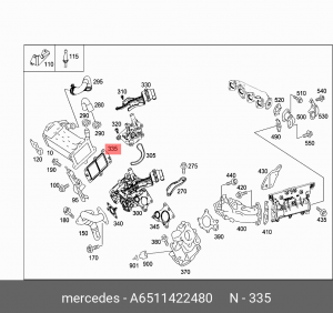 MERCEDES BENZ A6511422480 MERCEDES BENZ
