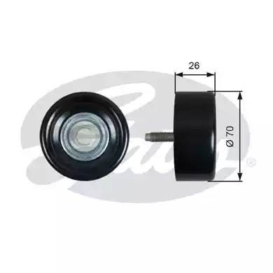 Ролик обводной ремня поликлинового T36603 (7803-21603) T36603 GATES