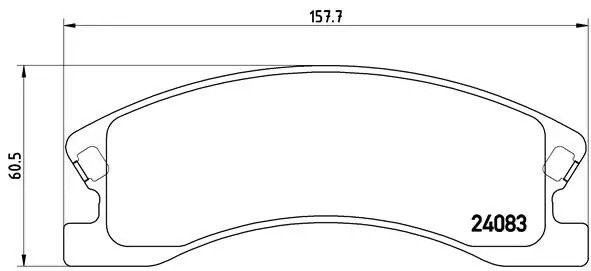 P37008 973 02 !колодки дисковые п.\ Jeep Grand Cherokee 4.0i/3.1TD 02> P37008 BREMBO