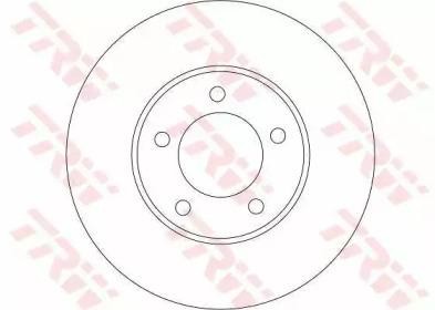 Диск тормозной передний MAZDA 3 (BK, BL) DF4384 DF4384 TRW