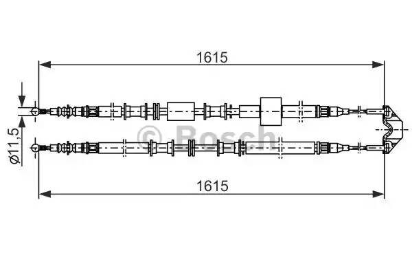 OPEL MERIVA (2003-2010) 1 987 477 935 BOSCH