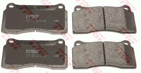 GDB1536 983 00 !колодки дисковые п.\ Jaguar XJR 4.0i 97-03 GDB1536 TRW