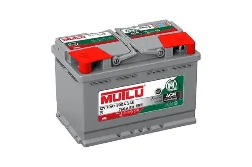 Аккумулятор MUTLU AGM 70А/ч обратная полярность AGM 70.0 L3 AGM.L3.70.076.A MUTLU