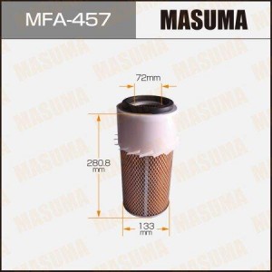 фильтр воздушный!\ Hyundai Galloper 2.5D/TD/TCi 98>, Mitsubishi L300 2.3D-2.5TD  MFA457 MASUMA