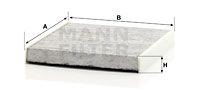 AUDI A3 [8V] (2013>)/ SEAT LEON (5F) (2013>) УГОЛЬНЫЙ CUK26009 MANN FILTER