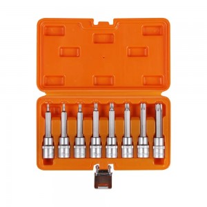 Набор головок 1/2 DR со вставками TORX T20-T60 длиной 100мм 8 предметов в кейсе  ATBS32 AIRLINE
