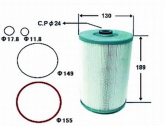 Фильтр масляный OE24581 OE24581 AZUMI