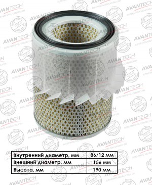 Фильтр воздушный Avantech AF0417 AVANTECH